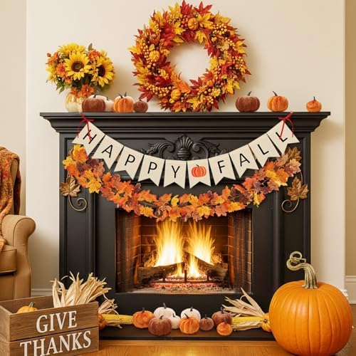 Boao 11 Pcs Fall Decorations for Home - Image 2