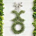 Suncalla 39.4 Inch Valentines Day Wreath with Bow Artificial Greenery XO Valentine's Day Door Wreath Swag Sign for Indoor and Outdoor Porch Front Door Wall Mantels Fireplace Wedding Decor Gift by Unknown