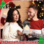 Therwen 2 Pcs Christmas Stocking Holders Lantern, LED, Snowflakes, White - Image 4