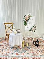 Odouzy Pack of 2 Wedding Arch, Artificial Flowers, Wedding Decor，Flower Garland Be Suited to Banquet, Party, Reception Entrance Welcome Sign and Background Decoration (Light Pink) - Image 2