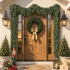 Alupssuc 12FT Christmas Garland, Encrypting Real Touch Cedar Garland by Alupssuc