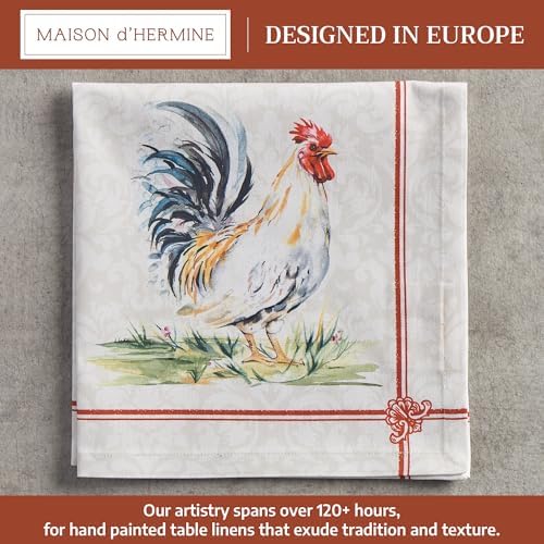 Maison d' Hermine Cloth Napkins Set of 4 Reusable 100% Cotton (20" x 20") - Image 2