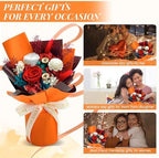 QOEAZY Flowers for Delivery, Preserved Flowers Bouquet with Gift Box, Rose Gifts for Women Mom Grandma - Image 5