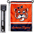 Auburn Vintage Retro Throwback Garden Flag with Stand Holder by WinCraft