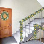 Artgar Eucalyptus Garland with Lights - 6 Ft Greenery Garland Spring/Summer - Image 5