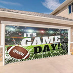 Football Themed Garage Door Cover Banner Decorations, Football Field Outdoor Car Garage Door Murals Buddy Decorations 13 X 6 Ft - Image 4
