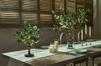 Hairui Lighted Eucalyptus Branches with Timer 24IN 36 LED Battery Operated for Wedding Christmas Party Home Spring Decor (Vase not Included) - Image 2