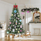 Macaron Christmas Ball Ornaments Set, Candyland Tree Decorations, 48 Pack - Image 6