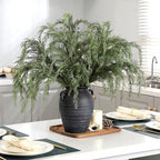 Giegxin 6 Pcs 36 Inch Christmas Artificial Cedar Branches Realistic Modern Greenery Norfolk Pine Stems Xmas Faux Pine Sprays Picks for Vase DIY Christmas Tree Garland Wreath, Festive Home Decor - Image 2