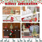 JUSTOTRY 2PC Christmas Stocking Holders for Mantle Glitter Green Xmas Tree Gold Stocking Holder for Fireplace Home Decor Holiday Gifts Christmas Decorations Supplies Non-Skid Durable and Sturdy - Image 4