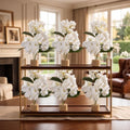 Soulchen 6 Pcs Artificial Hydrangea Branches 12" Tree with Base, Faux Decor by Soulchen