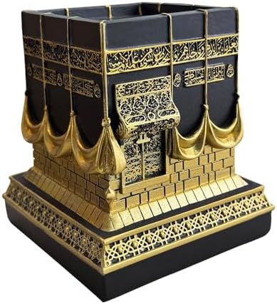 Islamic Kaba Replice Model, Resin Muslim Turkish Home Table Decorations by WillArtMuseum