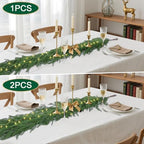 Hananona 4Pcs 9FT Christmas Garlands, Real Touch Norfolk Pine Garland - Image 2