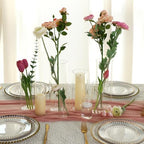 Fixwal 24pcs Clear Glass Cylinder Vases, 4, 6, 8, 10 Inch Tall - Image 4