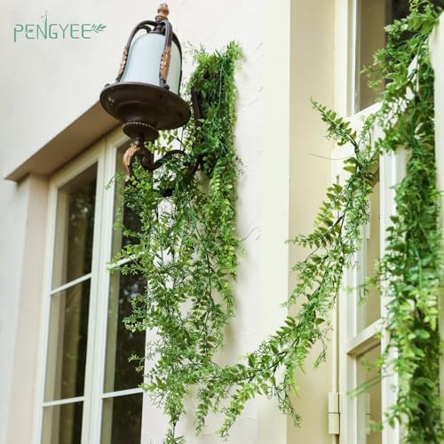 Artificial Greenery Garland 6 Pack, 5.57ft, for Hanging Greenery Decor - Image 6