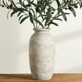 Ceramic Flower Vase, 12.5" Large Vases Home Decor Rustic Farmhouse Tall Pottery Decorative Pampas Vase for Table Living Room Entryway Mantel Bookshelf Bedroom Bathroom Kitchen - D by ooit