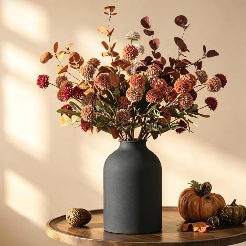 BLOSMON Fall Brown Flowers for Centerpieces, Dining Room Table Decoration - Image 3