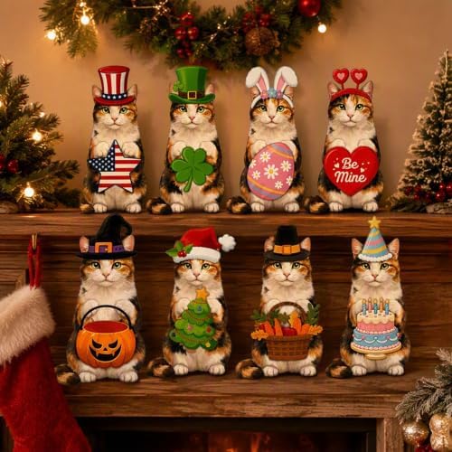 Magnetic Interchangeable Wooden Animal Decor Seasonal Holiday (X) - Image 3