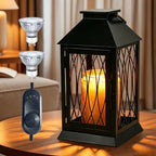 Candle Warmer Lamp with Timer, Farmhouse Rustic Lantern by Aaffkaacandlewarmerlamp
