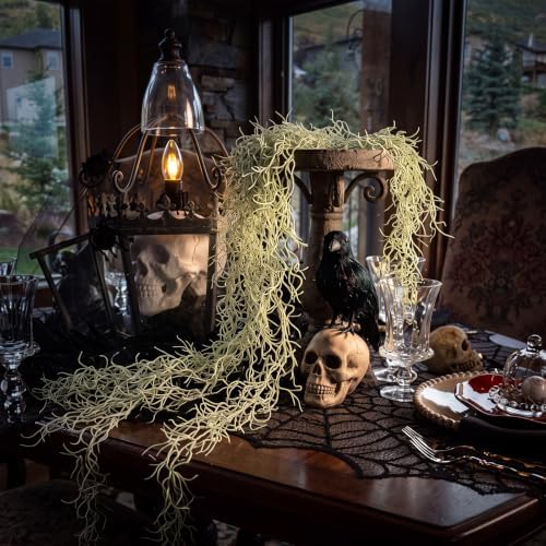 4 Pcs 2.9ft Halloween Decorations Artificial Moss Garland Haunted - Image 4