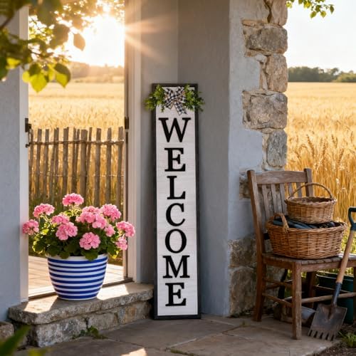 3D Outdoor Welcome Sign, 45"X9",Black - Image 3