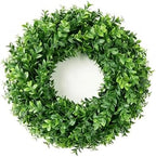 26'' Large Artificial Boxwood Wreath for Front Door Home Décor by Unknown