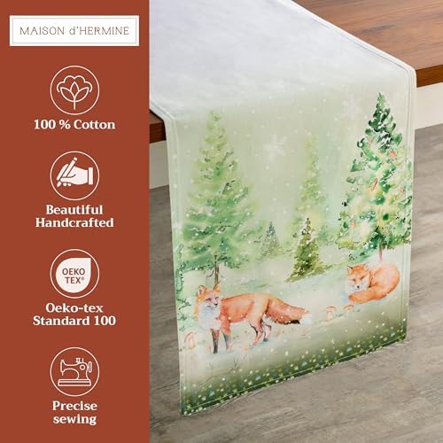 Maison d' Hermine Table Runner 100% Cotton 14.50" x 108" (Single Layer) - Image 2