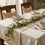 6FT Fall Garland with Lights for Thanksgiving Mantel Decor for Fireplace - Image 2