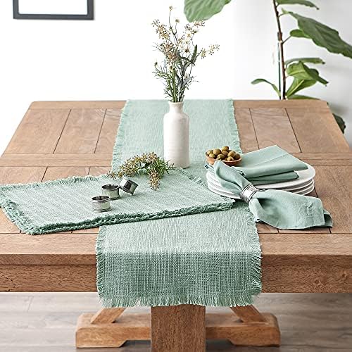 DII Linen Tabletop Collection Machine Washable, Placemat Set, 14.5x20.5, Jadeite, 4 Piece - Image 4