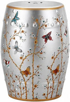 Lefedrasticity Ceramic Garden Stool Outdoor Decorative Garden Stools Hand-Painted Chinoiserie Decor Drum Stool for Garden Patio Backyard Balcony Living Room Bathroom (Silver, Pattern 3) by %F0%9D%97%9F%F0%9D%97%B2%F0%9D%97%B3%F0%9D%97%B2%F0%9D%97%B1%F0%9D%97%BF%F0%9D%97%AE%F0%9D%98%80%F0%9D%98%81%F0%9D%97%B6%F0%9D%97%B0%F0%9D%97%B6%F0%9D%98%81%F0%9D%98%86