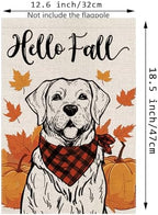 Seasonal Garden Flags Labrador Retriever Dog Flags Double Sided Flags Set of 11 Holiday Farmhouse Indoor Outdoor Yard Lawn Christmas Gifts Decorations 12.5x18 Inch - Image 2