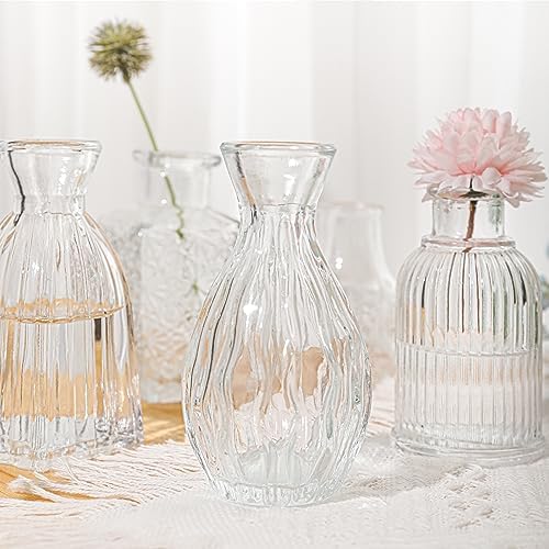 Glass Bud Vase Set of 32 Pcs, Small Glass Vases for Flowers - Image 7