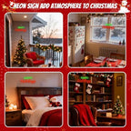 Horseneon Red Happy Holidays Neon Sign Merry Christmas Neon Sign for Party - Image 5
