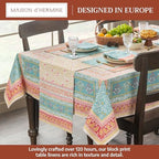 Maison d' Hermine Table Cloth Rectangle Table Reusable 100% Cotton 60"x90" - Image 2