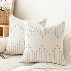 LILEPOY Boho Throw Pillow Covers 18x18 Farmhouse Decorative Pillow case by LILEPOY