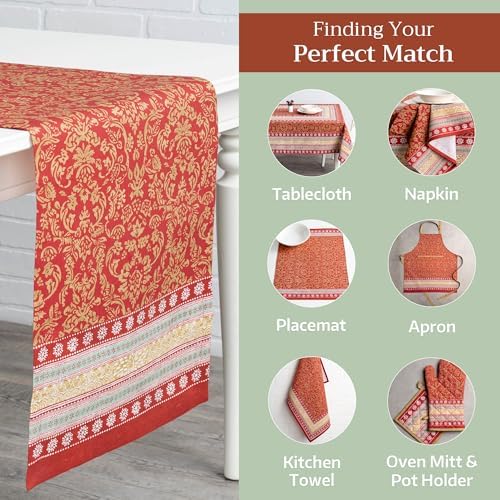 Maison d' Hermine Table Runner 100% Cotton 14.50" x 108" (Single Layer) - Image 5