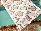 Craftbot Washable Cotton Print Napkins 18x18 inches - Set of 6 - Everyday Use or Dinner Party and Events - Off White Indian Block Printed Fabric - Image 4