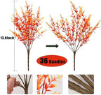 RECUTMS Fake Fall Flowers for Decoration Artificial Flower Lavender Outdoor - Image 2