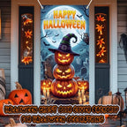Preboun 6 Pcs Fall Door Cover Decoration Halloween Party Decor - Image 4