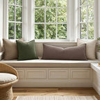 MIULEE Decorative Linen Lumbar Pillow Cover 14x36 Inch Malt Ball - Image 5