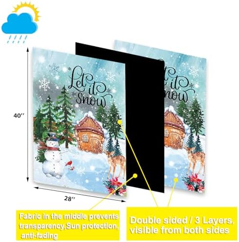 CDLong Seasonal Garden Flags Set of 12, Double Sided 28 x 40 Inch Yard Flag - Image 4