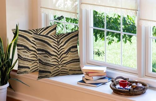 TOMWISH Animal Skin Pattern Print Throw Pillow Covers 26x26 in Set of 2 - Image 5