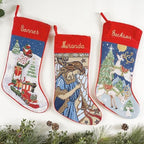Lillian Vernon Angel Personalized Heirloom Needlepoint Christmas Stocking - Cotton, Holiday Decorations, Heirloom, Tradition - Image 4