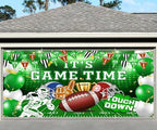 Football Garage Door Cover Banner Decorations, Game Day Football Field Themed Outdoor Car Garage Door Murals Buddy Decorations 13 X 6 Ft - Image 2
