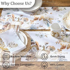 Park Designs Autumn Harvest Floral Placemat Set of 4 - Image 6