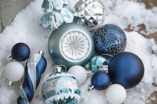 Valery Madelyn 100ct Christmas Tree Decorations Ball Ornaments Set Medium - Image 4