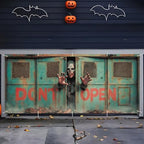 7x16FT Halloween Zombie Garage Door Cover Decorations Halloween Scary Zombie Garage Door Banner for Outdoor Indoor Halloween Decorations Party Photography Backdrop - Image 7
