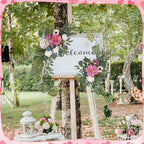 Wedding Arch Decorations 2 Pack, Reusable Artificial Hanging Flowers - Image 3