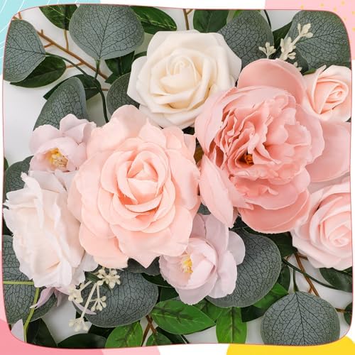 2 Pcs Wedding Arch Decorations, Wedding Arch Flowers Swag - Image 5