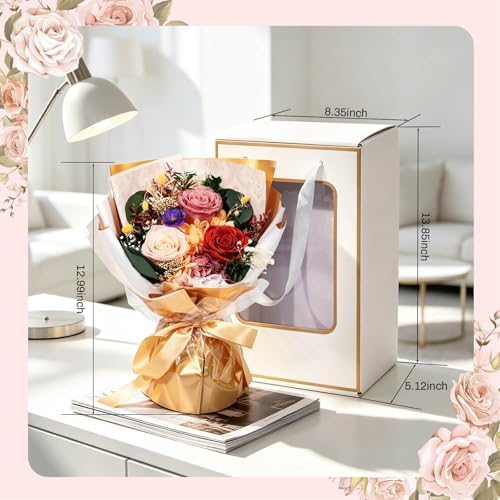 Flowers Fresh Bouquet Flowers for Delivery Forever Preserved Rose - Image 3